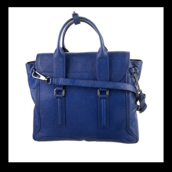 ⚡ PHILIP LIM 3.1 authentic Pashli blue leather satchel - Picture 3 of 6